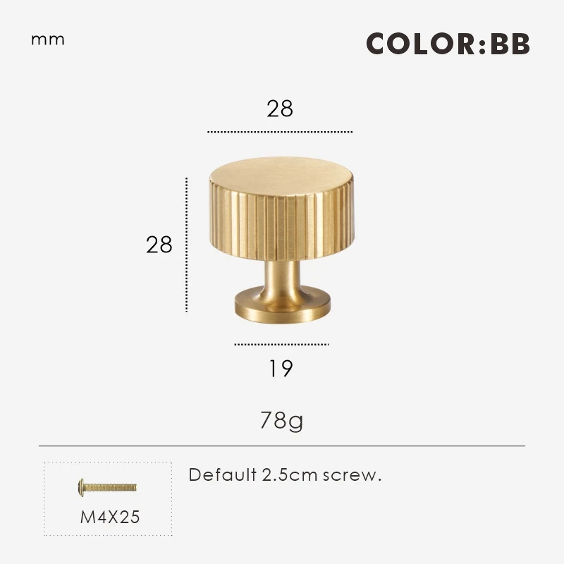 Fluted Knobs