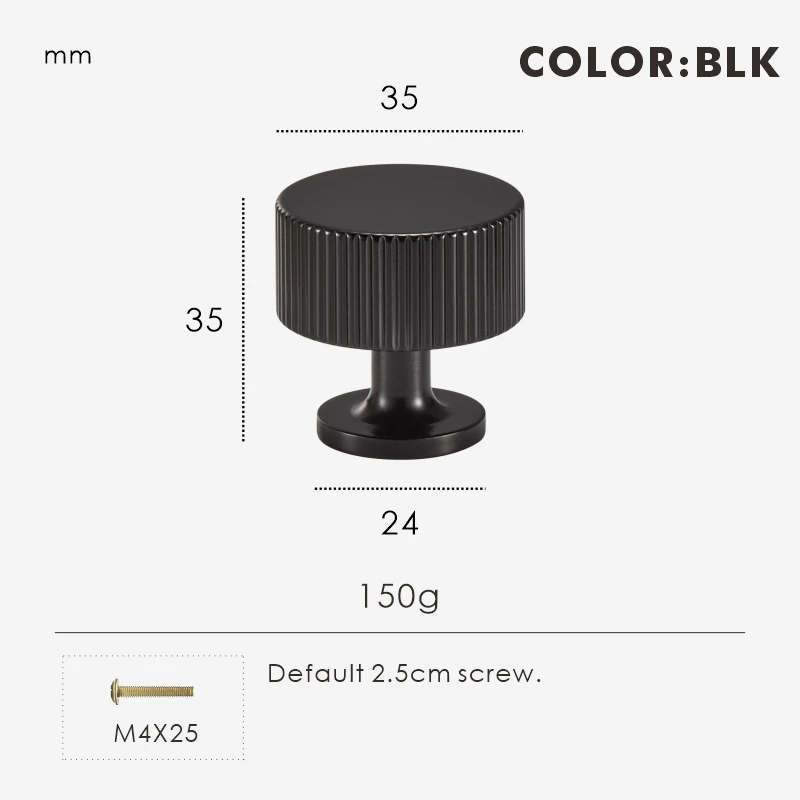 Fluted Knobs