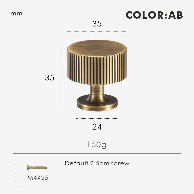 Fluted Knobs