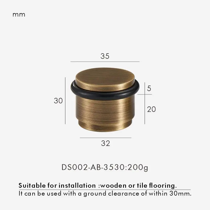 Brass Knob Stopper