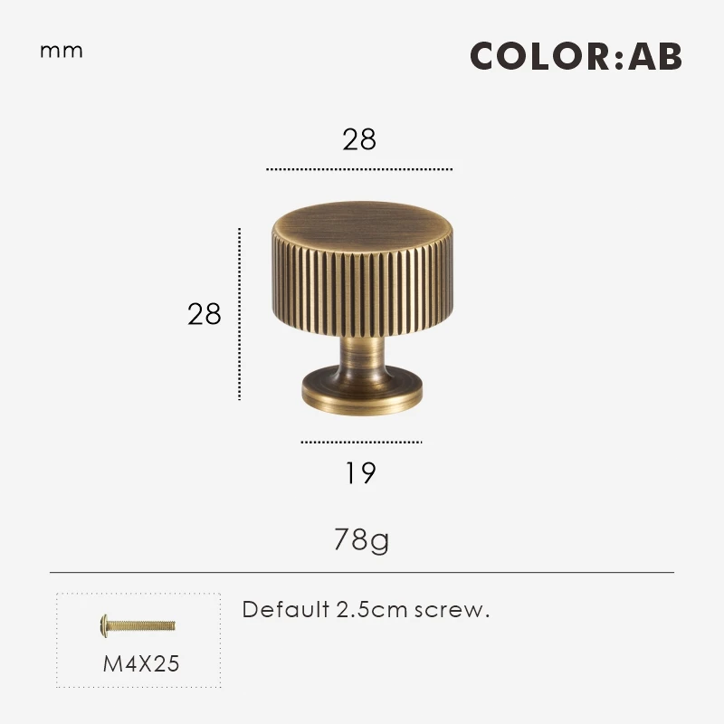 Fluted Knobs