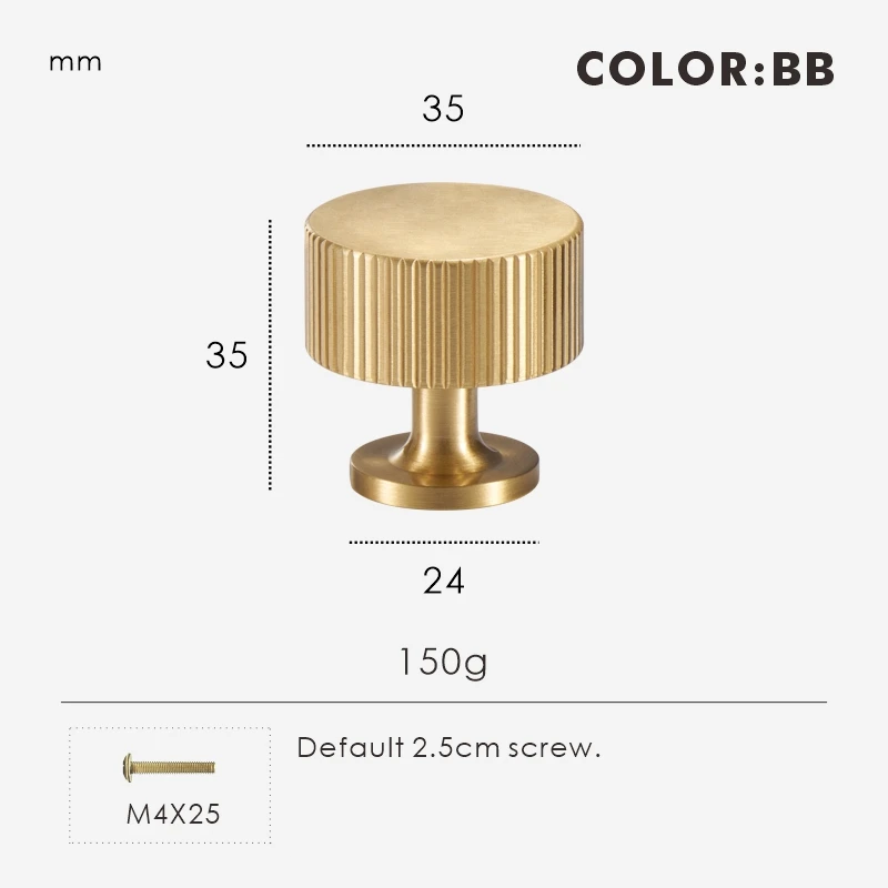 Fluted Knobs